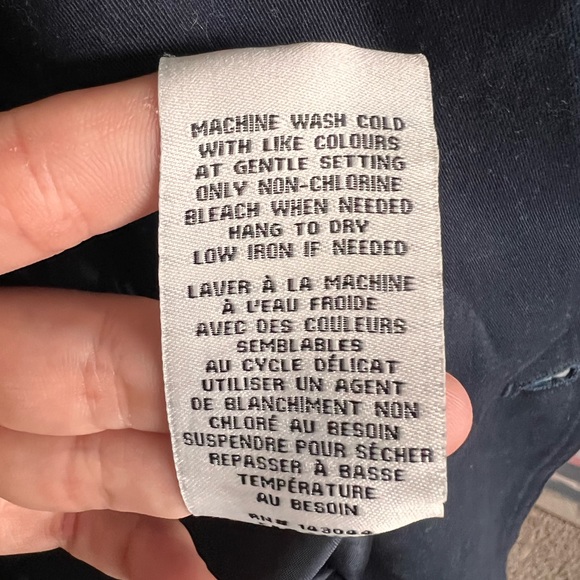 Bagatelle Midnight Blue Trench Coat - Picture 9 of 10